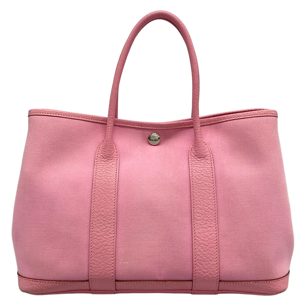 Hermes Garden Party Tpm Pink Toile #306243H17B